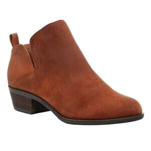 NEW in box LUCKY BRAND Leather Bollo Bootie in Cognac Brown size 9 M